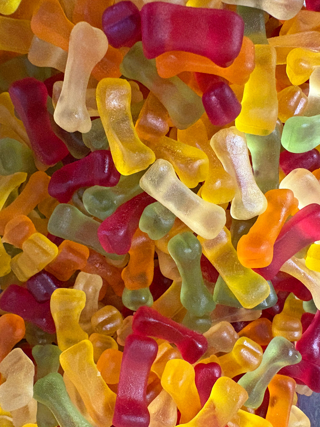 100g gummy mini bones