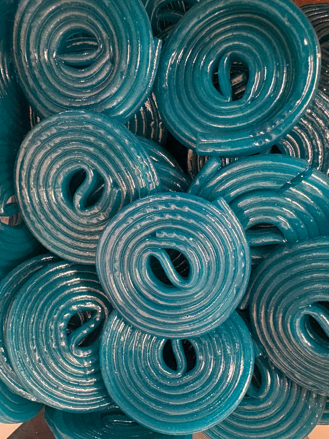100g blue raspberry wheels