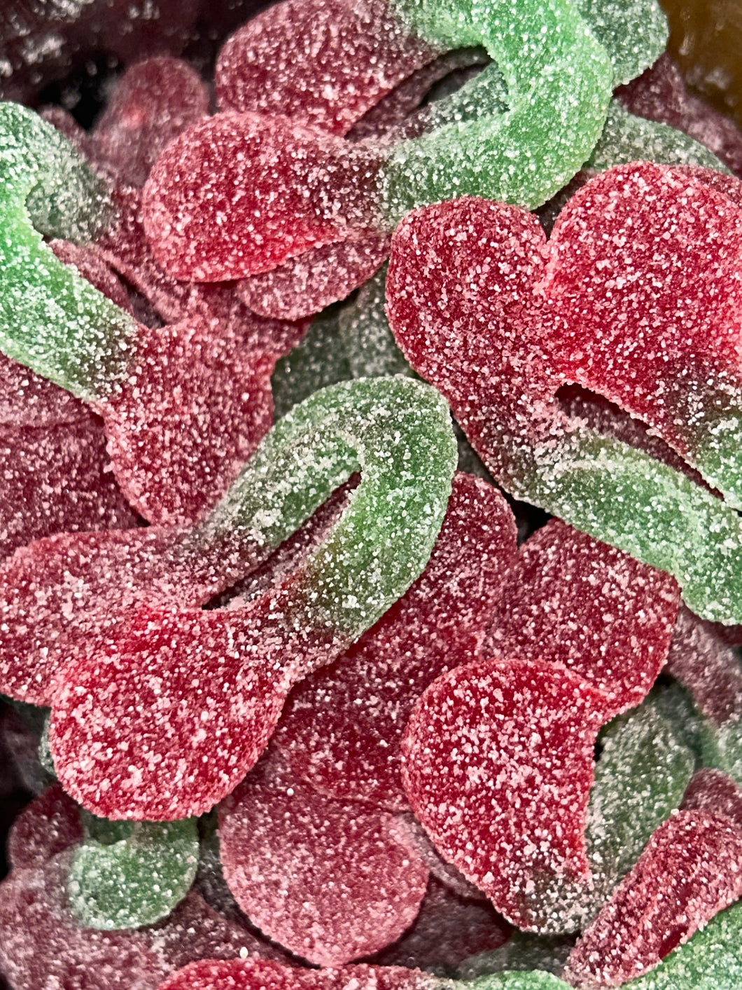 100g giant fizzy cherries