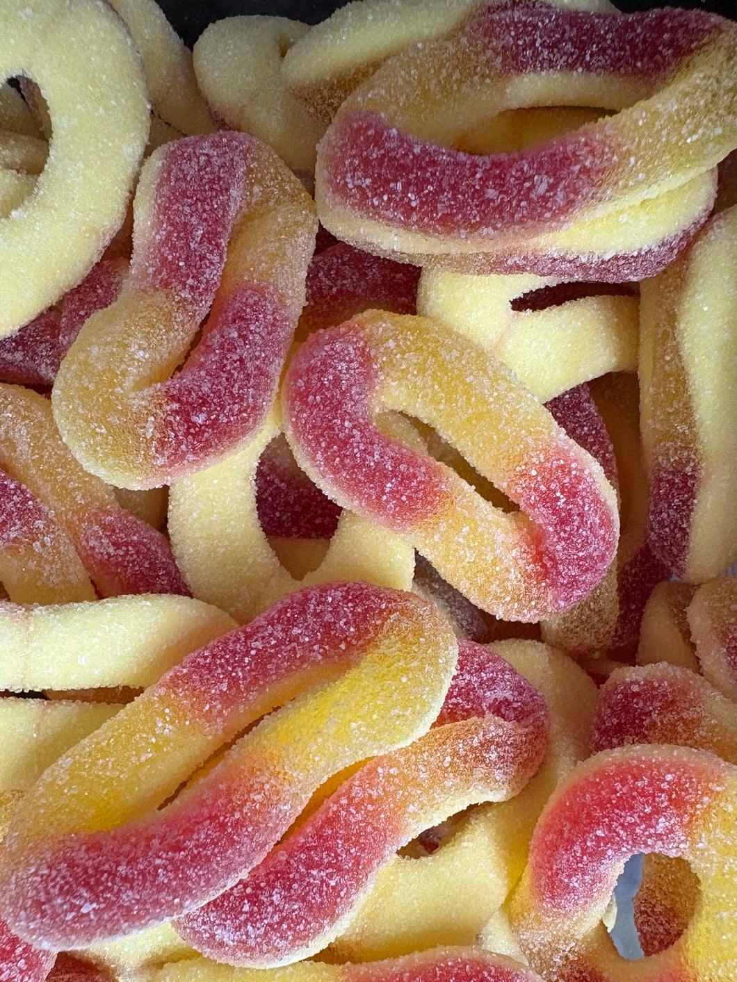 100g peach rings